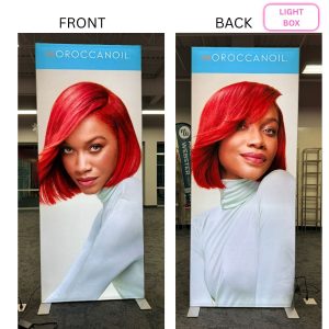 Backlit LED Light Box SEG Floor Display Banner Kit