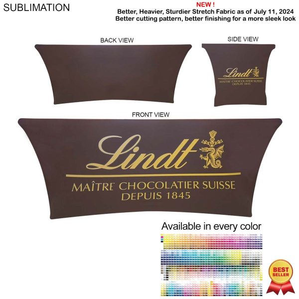 Sublimated Stretch Fit Table Throw