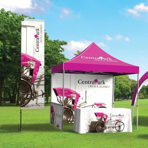 Tents, Flags, and Backdrops