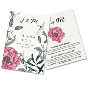 Card Stock Foldable Pouch